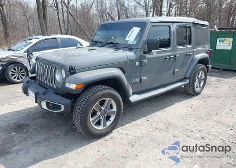 2018 Jeep Wrangler Unlimited Sahara 4X4 из США, поврежденный, VIN 1C4HJXEN8JW329816